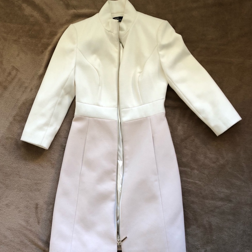 Cream dusty rose coat